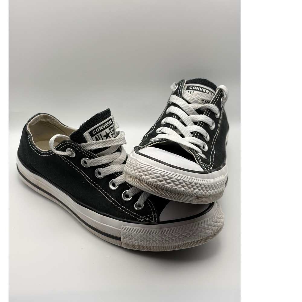 Converse Chuck Taylor All Star Low Top Black Canvas Sneakers M9166 Unisex